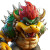 Bowser 3D Render Vinyl Car Decal Sticker – Waterproof & UV-Resistant 8"