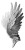 Bernini Wing Sculpture Vinyl Car Decal Sticker – Waterproof & UV-Resistant 8"