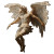 Falling Angel V8 Vinyl Car Decal Sticker – Waterproof & UV-Resistant 8"