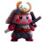 Samurai Kirby Vinyl Car Decal Sticker – Waterproof & UV-Resistant 8"