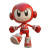 Red Brother Toy Vinyl Car Decal Sticker – Waterproof & UV-Resistant 8"