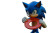 Sonic Frisbee Golf Vinyl Car Decal Sticker – Waterproof & UV-Resistant 8"