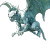 Stone Gargoyle Profile Vinyl Car Decal Sticker – Waterproof & UV-Resistant 8"
