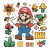 Super Mario Bros Design Vinyl Car Decal Sticker – Waterproof & UV-Resistant 8"
