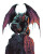 Demonic Gargoyle Illustration Vinyl Car Decal Sticker – Waterproof & UV-Resistant 8"