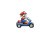 8-Bit Mario Scooter Vinyl Car Decal Sticker – Waterproof & UV-Resistant 8"