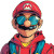 Genz Mario Popart V2 Vinyl Car Decal Sticker – Waterproof & UV-Resistant 8"