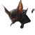 Cute Black Bat Vinyl Car Decal Sticker – Waterproof & UV-Resistant 8"