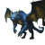 Feral Blue Dragon Vinyl Car Decal Sticker – Waterproof & UV-Resistant 8"