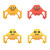 Space Invaders Icons Vinyl Car Decal Sticker – Waterproof & UV-Resistant 8"