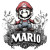 Gothic Mario Sign Vinyl Car Decal Sticker – Waterproof & UV-Resistant 8"