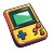 Colorful Cartoon Gameboy Vinyl Car Decal Sticker – Waterproof & UV-Resistant 8"