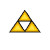 Pixelated Triforce Vinyl Car Decal Sticker – Waterproof & UV-Resistant 8"