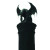 Winged Gargoyle Silhouette Vinyl Car Decal Sticker – Waterproof & UV-Resistant 8"