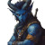 Blue Tiefling Warlock Vinyl Car Decal Sticker – Waterproof & UV-Resistant 8" Blue Tiefling Warlock Vinyl Car Decal Sticker – Waterproof & UV-Resistant 8"