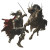 Knight Vs Centaur Vinyl Car Decal Sticker – Waterproof & UV-Resistant 8"