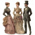 Victorian Era Clothing Vinyl Car Decal Sticker – Waterproof & UV-Resistant 8" Victorian Era Clothing Vinyl Car Decal Sticker – Waterproof & UV-Resistant 8"