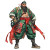 Punk Guan Yu Vinyl Car Decal Sticker – Waterproof & UV-Resistant 8"