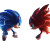 Sonic Vs Shadow V14 Vinyl Car Decal Sticker – Waterproof & UV-Resistant 8"