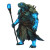 Sorcerer Tortle Profile Vinyl Car Decal Sticker – Waterproof & UV-Resistant 8"