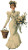 Gibson Girl Bouquet Vinyl Car Decal Sticker – Waterproof & UV-Resistant 8"