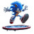 Sonic Pixar Style Vinyl Car Decal Sticker – Waterproof & UV-Resistant 8"