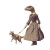 Velociraptor In Dress Vinyl Car Decal Sticker – Waterproof & UV-Resistant 8"