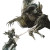 Skeleton Knight Vs Dragon Vinyl Car Decal Sticker – Waterproof & UV-Resistant 8"