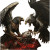 Gothic Horror Eagle Vinyl Car Decal Sticker – Waterproof & UV-Resistant 8"