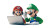 Mario & Luigi Office Vinyl Car Decal Sticker – Waterproof & UV-Resistant 8"