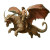 Derrick Riding Dragon Vinyl Car Decal Sticker – Waterproof & UV-Resistant 8"