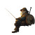 Fantasy Dwarf Fisherman V2 Vinyl Car Decal Sticker – Waterproof & UV-Resistant 8"