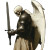 Angel Knight V3 Vinyl Car Decal Sticker – Waterproof & UV-Resistant 8"