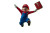 Child As Super Mario Vinyl Car Decal Sticker – Waterproof & UV-Resistant 8"
