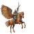 Knight On Winged Horse Vinyl Car Decal Sticker – Waterproof & UV-Resistant 8"