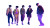 Fashionable Halloween Group Vinyl Car Decal Sticker – Waterproof & UV-Resistant 8"