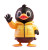 Cute Duck Toy V3 Vinyl Car Decal Sticker – Waterproof & UV-Resistant 8"