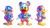 Holographic Donald Duck Vinyl Car Decal Sticker – Waterproof & UV-Resistant 8"