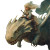 Girl Riding Dragon Vinyl Car Decal Sticker – Waterproof & UV-Resistant 8"