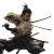 Miyamoto Musashi Fighting Vinyl Car Decal Sticker – Waterproof & UV-Resistant 8"