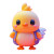 Cute Phoenix Backpack Vinyl Car Decal Sticker – Waterproof & UV-Resistant 8"