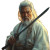 Old Asian Swordsman Vinyl Car Decal Sticker – Waterproof & UV-Resistant 8"