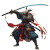 Samurai With Scythe Vinyl Car Decal Sticker – Waterproof & UV-Resistant 8"