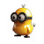 Yellow Minion Duck Vinyl Car Decal Sticker – Waterproof & UV-Resistant 8"