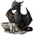 Miniature Dragon Vinyl Car Decal Sticker – Waterproof & UV-Resistant 8"