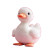 Plush Goose Toy Vinyl Car Decal Sticker – Waterproof & UV-Resistant 8"