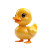 Yellow Duckling Vinyl Car Decal Sticker – Waterproof & UV-Resistant 8"