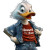 Howard The Duck Shirt Vinyl Car Decal Sticker – Waterproof & UV-Resistant 8"