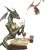 Dragons Playing Cards Vinyl Car Decal Sticker – Waterproof & UV-Resistant 8"