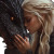 Blonde And Wyvern Vinyl Car Decal Sticker – Waterproof & UV-Resistant 8"